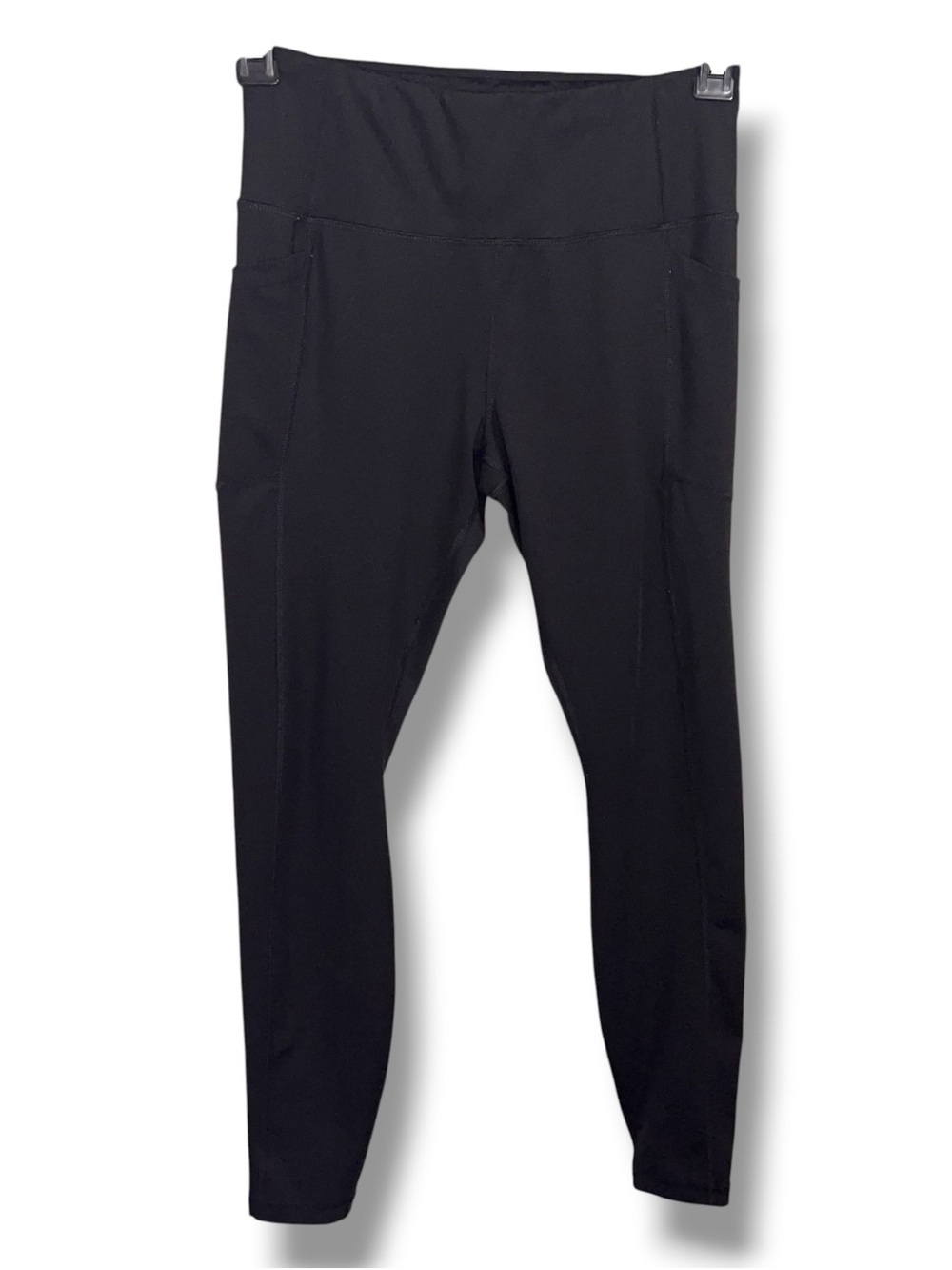 Medium Avia Black Athletic Ankle Leggings Activewear Neutral Classic Stretch
